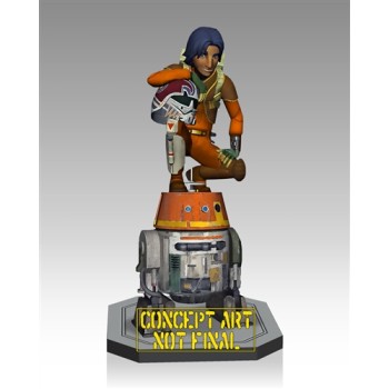 Star Wars Rebels Ezra and Chopper Maquette